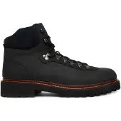 Ralph Lauren Ftw for man. 812974116001 Alpine black leather mountain boots (46), Flat, Laces, Outdoor