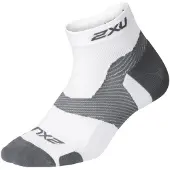2XU Vector Light Cushion 1/4 Crew Socks Valkoinen EU 38-41 1/2 Mies