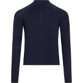 Icebreaker Kids' 260 Tech Long Sleeve Half Zip Midnight Navy Kerrasto yläosat 8