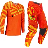 Leatt 3.5 Ride Pattern 2024 Motocross-paita ja housusetti