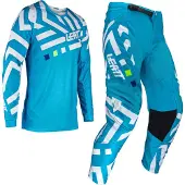 Leatt 3.5 Ride Pattern 2024 Motocross-paita ja housusetti