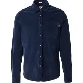 Pepe Jeans for man. PM3090844 Clayton navy shirt (M), Casual, Cotton, Long sleeve