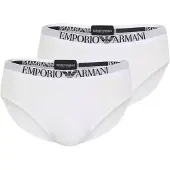 Emporio Armani for man. EM000251_AF14134 Set 2 white Max briefs (XL), Homewear, Viscose