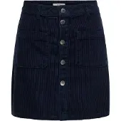 JDY Jdyshiraz Corduroy Skirt Pnt Noos - Navy - XL