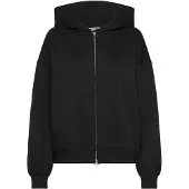 Weekday Oversized Heavyweight Zip Hoodie - Black - XXS