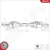 ESEN SKV Vetoakseli 40SKV209