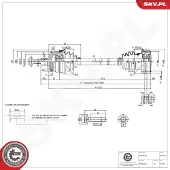 ESEN SKV Vetoakseli 40SKV163