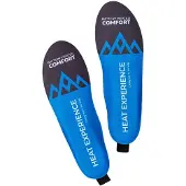 Heat Experience Heated Wireless charging app Insoles Blue - XL