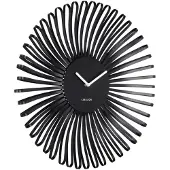 Karlsson Wall Clock Polo Black - Black - Ø 48 CM