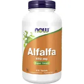 Now Alfalfa, 650 milligrammaa - 500 tablettia