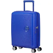 American Tourister Soundbox 55cm - Lentolaukku Laajennettava Cobalt Blue, Lentolaukku