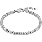 Lykken Trend teräsrannekoru käärmeketju 18+3cm
