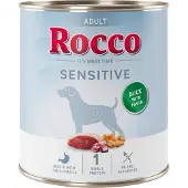 Rocco 24x800g Sensitive ankka & pasta koiran märkäruoka