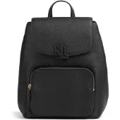Ralph Lauren Pebbled Leather-Cameryn Bkpk-Bpk-Me - Black - ONE SIZE