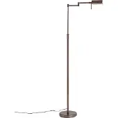 QAZQA Design-lattiavalaisin tumma pronssi sis. LED kosketushimmentimellä - Notia