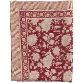 Chamois - Indian Rose Pellava pöytäliina 150x350 cm Punainen
