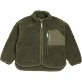 Viking Footwear Kids' Playtime Pile Midlayer Jacket Olive 122