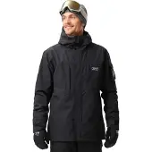 ColourWear Men's Eagle Jacket Black Laskettelutakit vuorelliset XXL