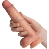 Willie City Super Aidonkaltainen Silikonidildo 21,5 cm - Nude