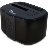 Inter-Tech 88884070, HDD, SSD, SATA, Serial ATA II, Serial ATA III, 2.5,3.5", 16 TB, USB 3.2 Gen 1 (3.1 Gen 1) Type-B, Musta
