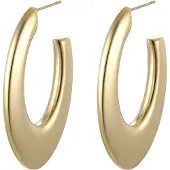 Lykken Trend kullatut teräskorvakorut 32mm