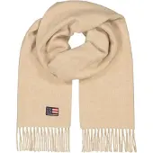 Lexington Recycled Wool Blend Scarf - Beige - ONE SIZE