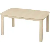Skovby , SM107 Ruokapoyta 101x160-316-368 cm Massiivinen valkoinen oljytty tammi