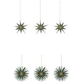 House Doctor - Stari Joulukoriste 6 kpl Green/Champagne