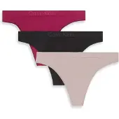 Calvin Klein Thong 3 Pk - Burgundy - XL