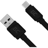 Green Cell KABGC03 USB cable 0.25 m USB A USB C Black