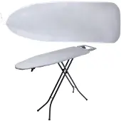 Kadax Silityslaudan päällinen, 140x50cm, kestävää harmaata puuvillaa