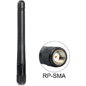 DeLOCK – WLAN 802.11 ac/a/b/g/n Antenna RP-SMA 3 dBi omnidirectional Fixed Waterproof (88394)
