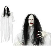 Atosa Morsiamen Valo-/ääni Halloween-koriste 120 Cm