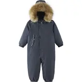 Reima Gotland Reimatec Talvi Haalari Soft Black Soft black-80 cm Musta 80 cm Pojat, Tytöt