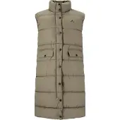 Whistler Amaretto W Long Puffer Vest - Beige - 38