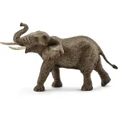 Schleich African Elephant Male - Multi/patterned - ONE SIZE