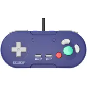 LegacyGC -langallinen peliohjain, lila, Gamecube / Wii