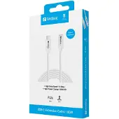 Sandberg USB-C jatkokaapeli 2 metriä 100W