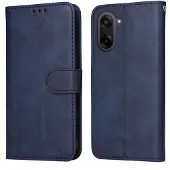 SKALO OnePlus Nord CE5 PU-nahka Lompakkokotelo - Sininen