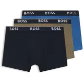 BOSS Bokserishortsit tummabeige / safiiri / musta