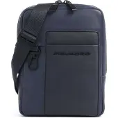 Piquadro Finn Crossbody-laukku Nahka 18 cm Sininen