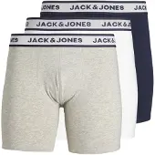 Jack & jones Bokserishortsit laivastonsininen / vaaleanharmaa / musta / valkoinen