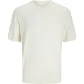 Jack & Jones Jprccwilliam Knit Crew Neck Ss Sn - Cream - XXL