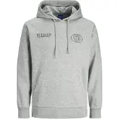 Jack & Jones Collegepaita 'JORBradley' vaaleanharmaa / musta