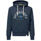 Jack & Jones Collegepaita 'JORWonder' sininen / marine / valkoinen