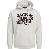 Jack & Jones Collegepaita 'Rack' laivastonsininen / vaaleanharmaa / punainen