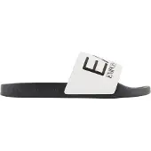 Emporio Armani unisex. 7X000108_AF15118 Flip-flops Maxilogo white, black (36), Flat, None, Beachwear