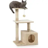 Lionto raapimispuu, 85cm beige kissalle