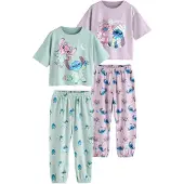 Next Yöpuku 'Lilo & Stitch' sininen / minttu / pastellinvioletti / valkoinen