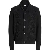 Jack & Jones Jjpaul Knit Shawl Cardigan - Black - XXL